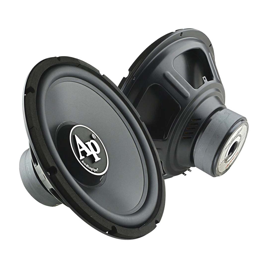 Audiopipe TS-PP2-12 Subwoofer 12-inch Woofer 300 Watts RMS 1000 Watt Max Impedance 4 Ohms Voice Coil 2    4-Layers Kapton